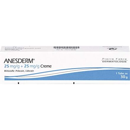 ANESDERM 25 mg/g + 25 mg/g Creme 30 g  