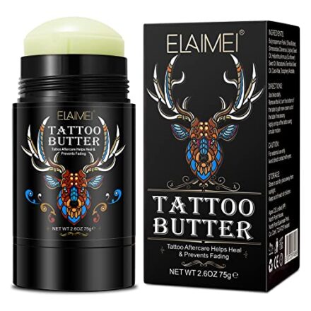 Tattoo Aftercare Butter Balm -Tattoo Betäubungscreme, natürliche und nahrhafte Formel für schnelle Heilung und lang anhaltende Ergebnisse  